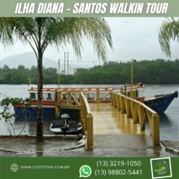 Ilha Diana - Santos Walkin Tour