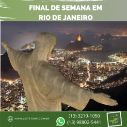 FINAL DE SEMANA EM RIO DE JANEIRO